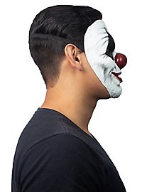 Düsterer Horrorclown Halbmaske