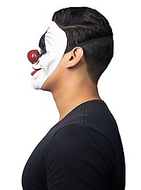 Düsterer Horrorclown Halbmaske