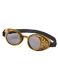 Einfache Steampunk Brille bronze