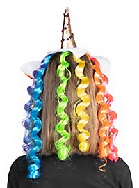 Einhorn Haarband regenbogenfarben 