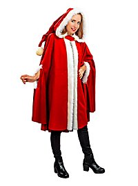 Eleganter Weihnachtsumhang mit Kapuze