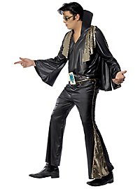 Elvis Kostüm schwarz-gold