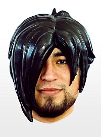 Emo black Latex Wig