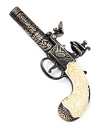 English Flintlock Pistol Replica Weapon