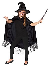 Ensemble de costume de sorcière noire pour enfants