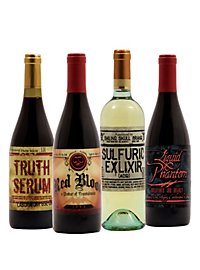 Etichette per bottiglie di vino di Halloween 1