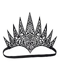 Evil queen crown black