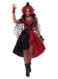 Extravagante Herzkönigin Kostüm