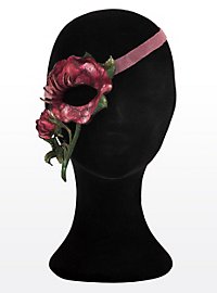 Eye Patch Rose red Made of Leather