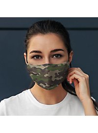 Fabric mask camouflage