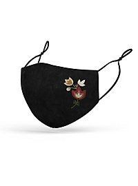 Fabric mask flowers embroidery pattern