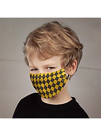 fabric mask for children magic school yellow
