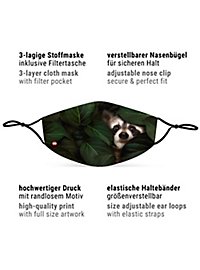 Fabric Mask for Kids Raccoon