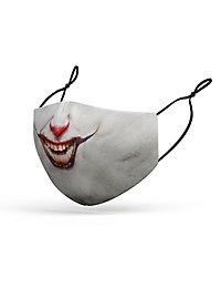 Fabric mask horror clown