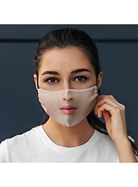 fabric mask photorealistic woman