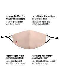 Fabric mask pink