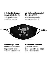 Fabric mask pirate