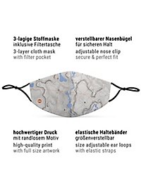 Fabric mask Topographic