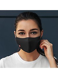 Fabric masks economy pack black - 10 pieces