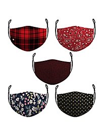 Fabric Masks Economy Pack Patterns - 5 pieces