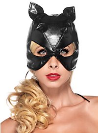 Fake Leather Cat Mask