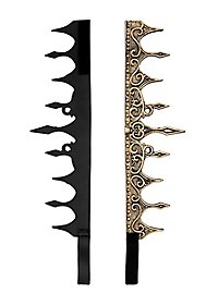 Fantasy king crown plastic gold