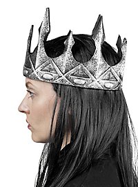 Fantasy ruler crown plastic silver