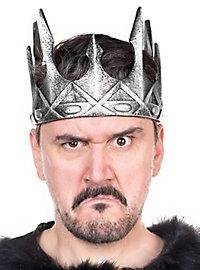 Fantasy ruler crown plastic silver