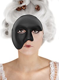 Fantôme noir Masque en cuir vénitien