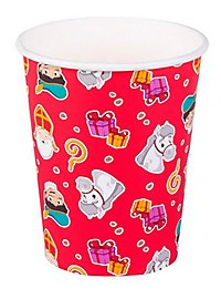 Father Christmas paper cups 6 pieces