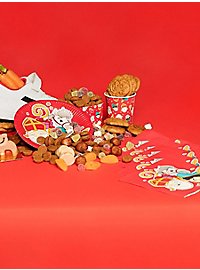 Father Christmas paper cups 6 pieces