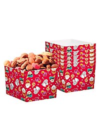Father Christmas snack boxes 6 pieces