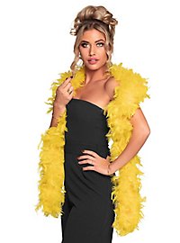 Feather boa 80 g - yellow