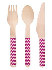 Festbestik Træ 18-delt