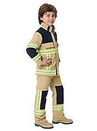 Feuerwehr Kostüm für Kinder sandfarben