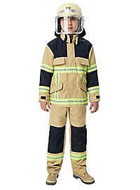Feuerwehr Kostüm für Kinder sandfarben