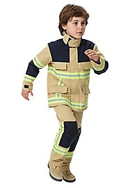 Feuerwehr Kostüm für Kinder sandfarben