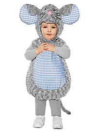 Field mouse plush costume for baby