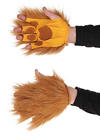 Fingerless Lions Gloves