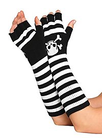 Fingerless pirate gloves