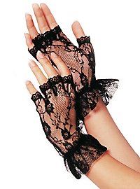 Fingerlose Netzstrumpf Handschuhe