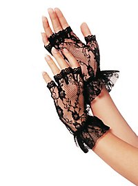 Fingerlose Netzstrumpf Handschuhe