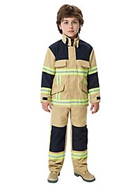 Firefighter Costume for Kids, sand-colored