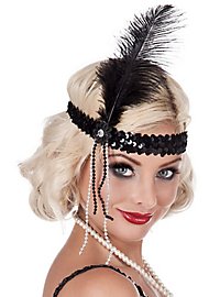 Fjer Hovedpynt Flapper