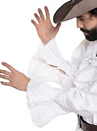 Flæseskjorte - Renæssance, Hvid