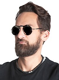 Flip-up sunglasses silver