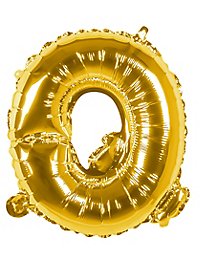 Foil balloon letter Q gold 36 cm