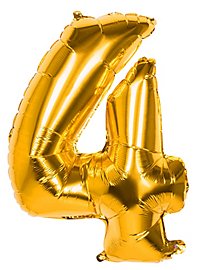 Folieballon Tal 4 Guld 86 Cm