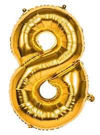 Folieballon Tal 8 Guld 86 Cm