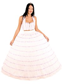 Fond de robe avec corset lacé